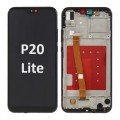 Huawei P20 Lite (2018 / 2019) LCD / OLED touch screen with frame (Original Service Pack) [Black] H-254 / H-255
